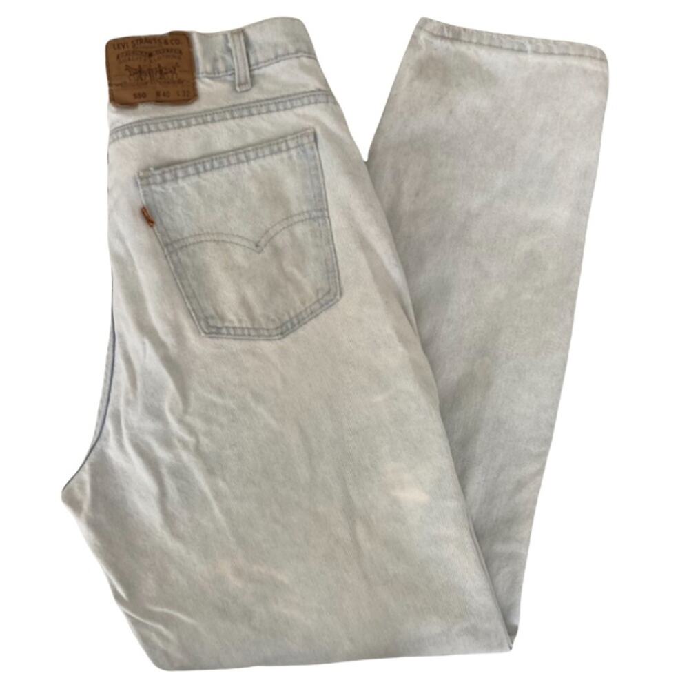 Vintage Levis 550 Orange Tab Straight Leg Jeans Made in USA